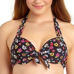 California Waves Underwire Push-Up Bikini Top